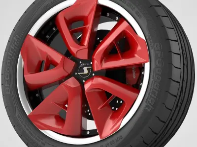 wheel Schmidt Cirrus 3D model