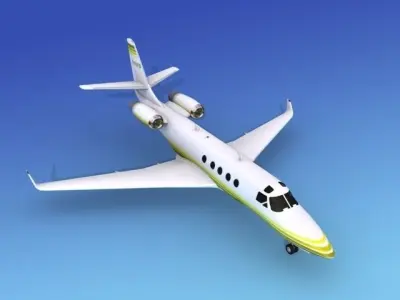 IAI Astra Jet V11 3D model