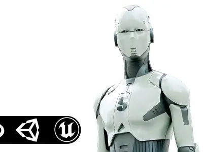 i-HOMO 05  Rigged for Unreal Engine - Unity - MIXAMO 3D model