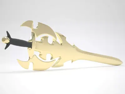 Sword of Darkness Gold 3D model