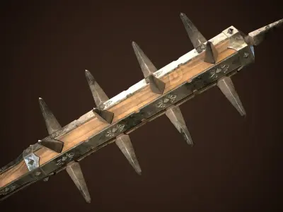 Morgenstern 01 Low-poly 3D model