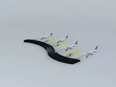 International Regional Airport Free 3D model