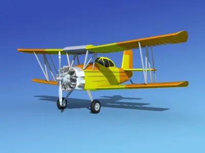 Grumman G-164 AgCat V04 3D model