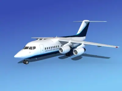 BAe 146-100 Denver Air Express 3D model