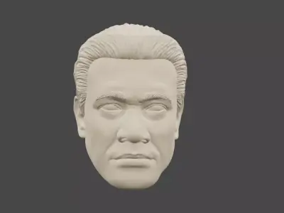 Clone trooper Star Wars head sculpt for custom figure 3D print model