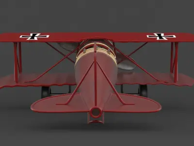 Vintage Airplane 3D model