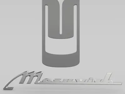 moskvich logo 3D model