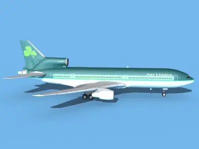 Lockheed L-1011 TriStar Air Lingus 1 3D model