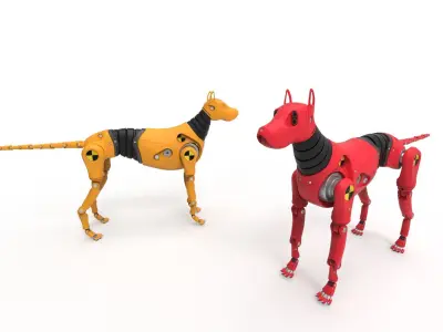 Dummy Robot Dog 3D model