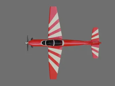Airplane EMB 312 Tucano A29 - Aviao 3D model