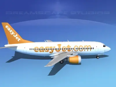 Boeing 737-300 Easy Jet 3D model