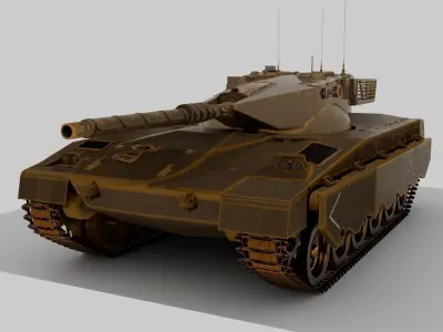 mkrkava MKI Low-poly 3D model