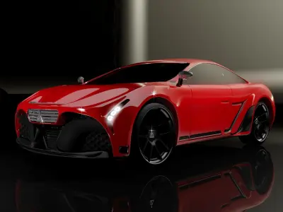 Javi automotive concept Free 3D model