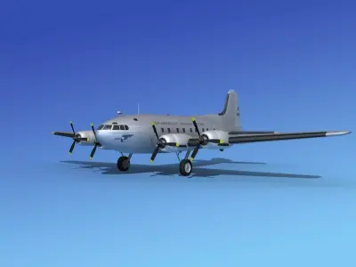 Boeing 307 Stratoliner Pan American 1 3D model