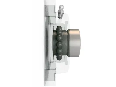 ESF204 Bearing Low-poly 3D model