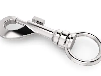 Big Key Chain Clasp 3D model