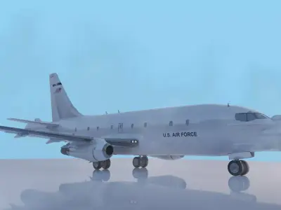 Boeing USAF NT-43A - RAT 55 - The STEALTH VALIDATOR Low-poly 3D model