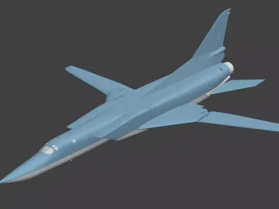 Tu-22M3  Backfire 3D print model