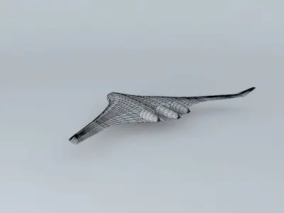 Boeing BWB Free 3D model