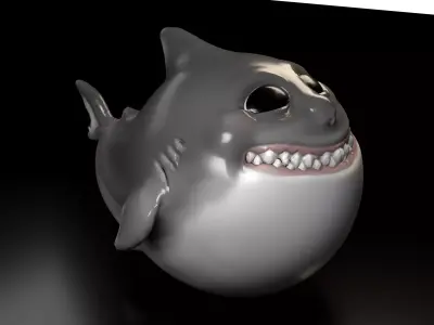 Cute Shark 3D model