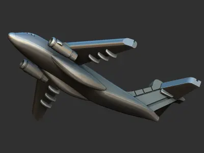 Airplane C-390 3D print model