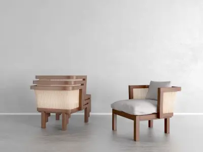 Glamping Chair Free 3D model