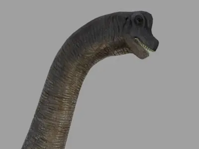 Brachiosaur Low-poly 3D model