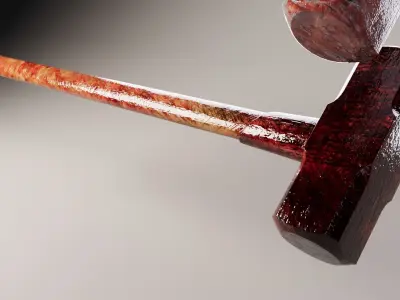 Sledge Hammer COLLECTION Low-poly 3D model