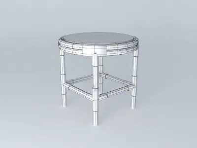Rotan Table Free 3D model