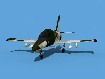 Aero Vodochody L-39C Albatross Moldova 3D model