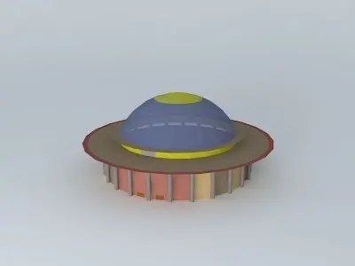 Arena 1 spaceship 3D model