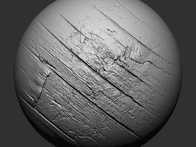 Wood Cracks VDM Brush Pack 3D model