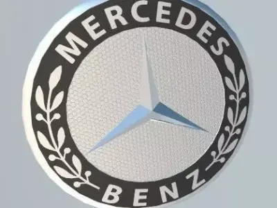 Mercedes Benz Logo 3D model