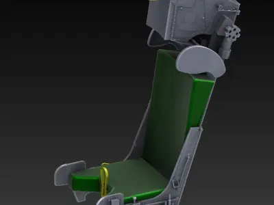Ejection Seat Martin Baker MK7 STL FILES ONLY 3D F14 Tomcat 3D print model