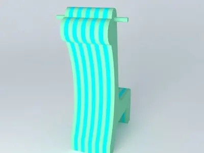 giraffe kid chair children39s chair giraffe Free 3D model