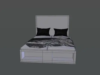 Bed Furniture Free 3D model