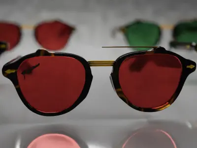 Ray Ban Wayfarer sunglasses 3D model