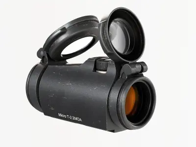 Aimpoint Micro T-2 Low-poly 3D model