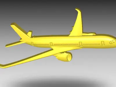 Airbus A350 3D print model