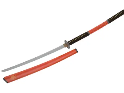 Nagamaki Sword 3D model