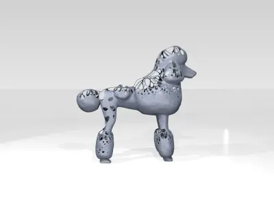 Poodle Dust Voronoi 3D model