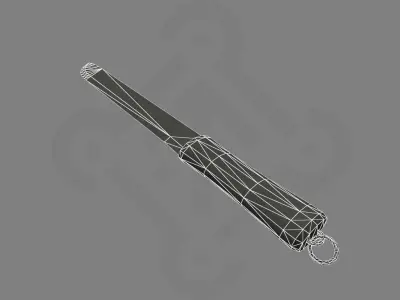Viking Seax Free low-poly 3D model