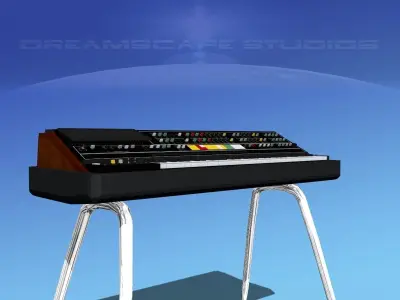 Yamaha cs80 3D model