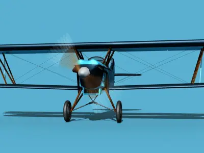 Travelair 2000 V01 3D model
