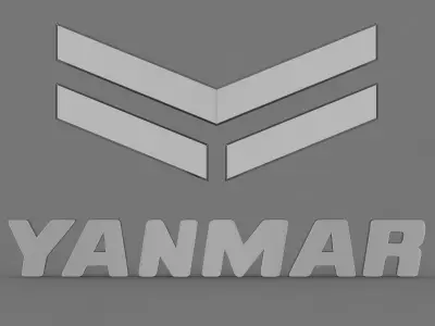 yanmar logo 3D model