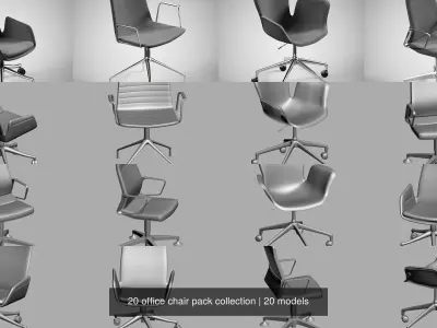 20 office chair pack collection 