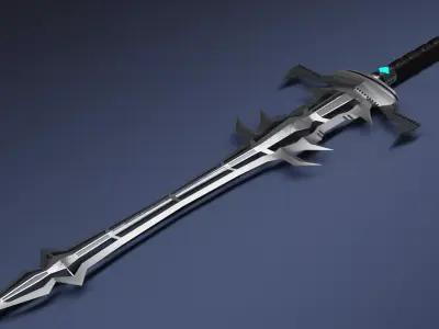 Sci Fi Sword  Low-poly 3D model