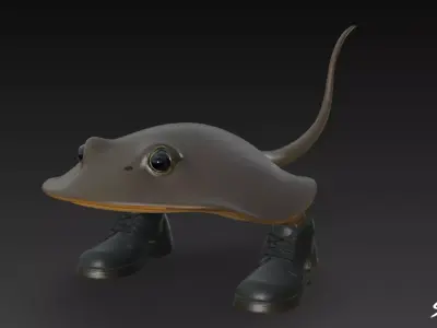 Rayinilde Rayalac - Italian BrainRot Low-poly 3D model