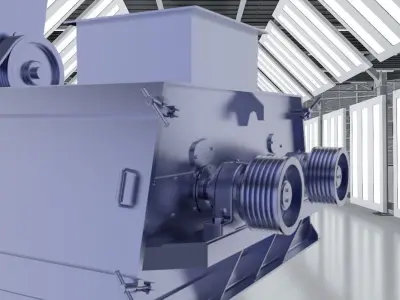 crusher machines 3D model