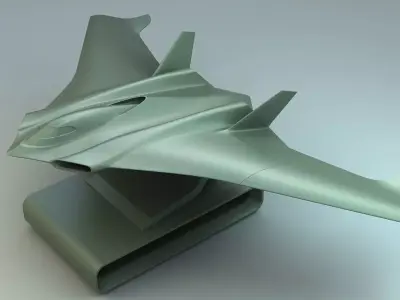 Bomber Model - Printable 3D print model